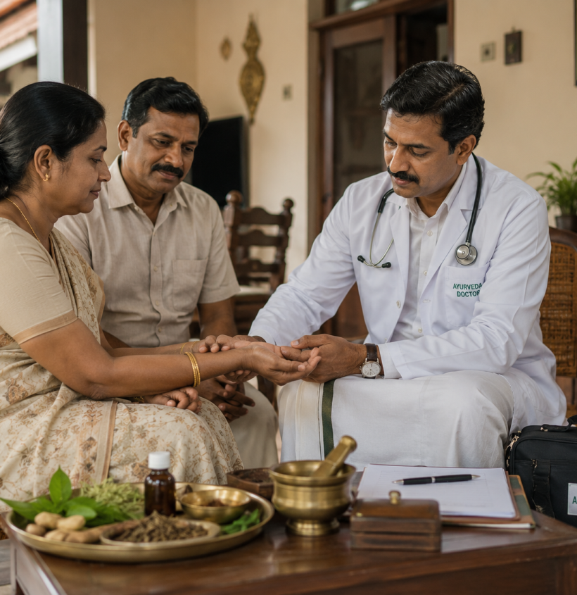 Home Visit by Ayurveda Doctor_shivana vaidyashala